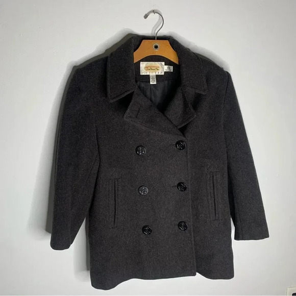 Talbots Wool Pea Coat - Picture 2 of 9